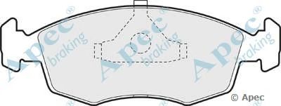 APEC BRAKING pad532 -  Комплект тормозных колодок, дисковый тормоз